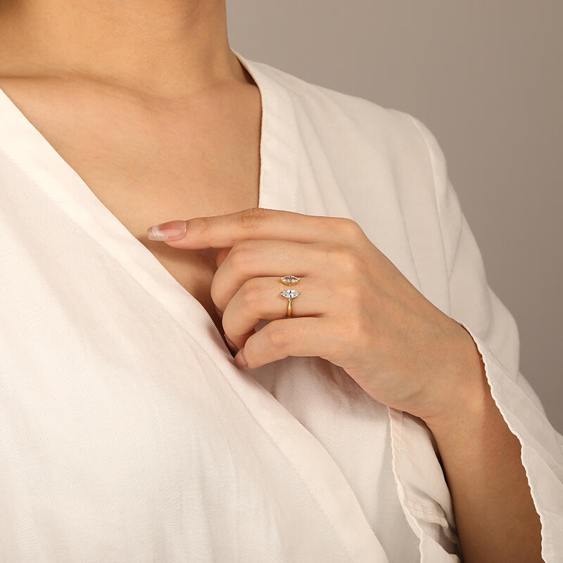 "You're Not Alone"  Stackable Dainty Ring