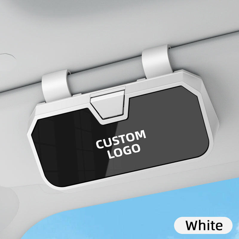 Customized Magnetic Glasses Case Sun Visor Clip Sunglasses Storage Box Gift for Him