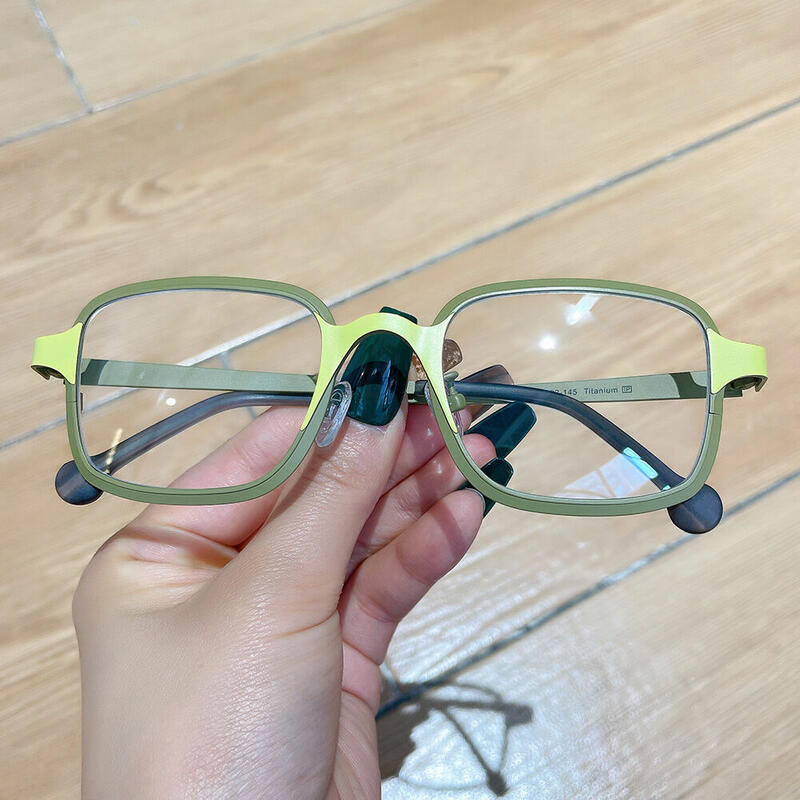 Occhiali da Vista Afra Quadrato Marrone 