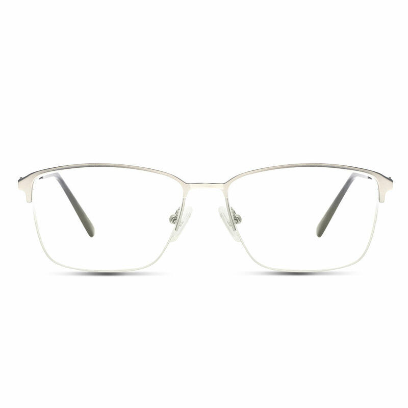Simpson Square Silver Glasses