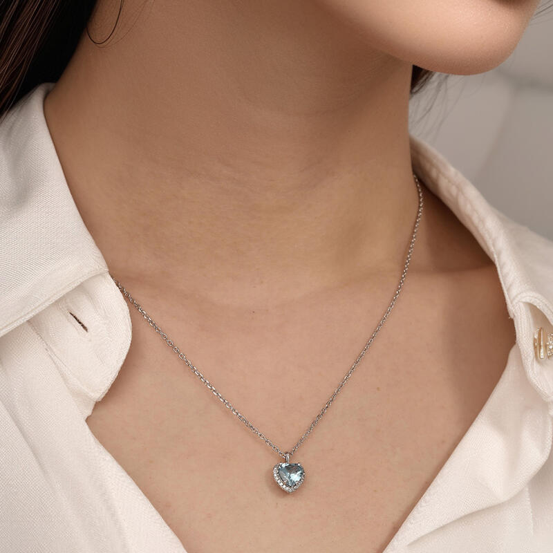 "Das Geheimnis meines Herzens" Halo Halskette