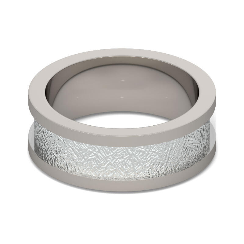 Jeulia Classic Titanium Steel Men's Band