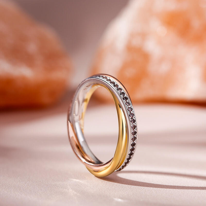 Jeulia 3色 シルバー レディース リング