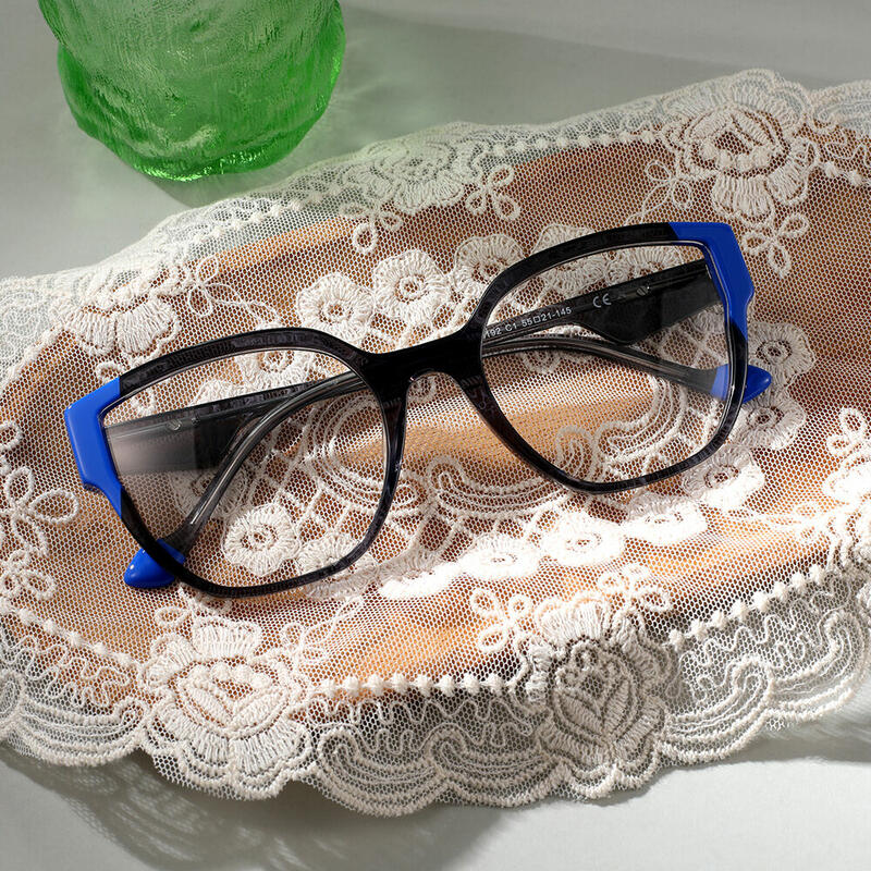 Mysti Cat Eye Gray Glasses