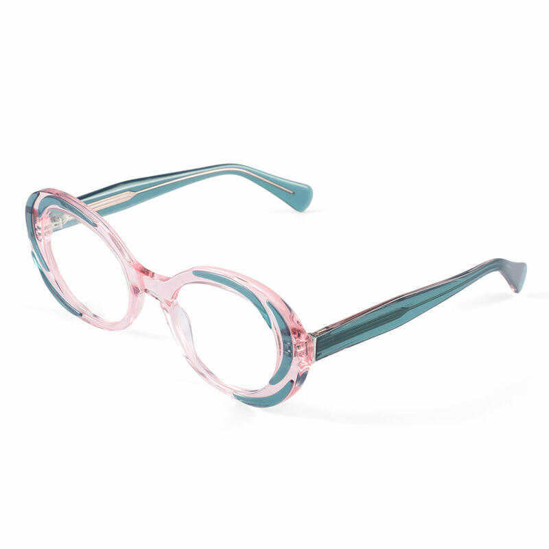 Otis Oval Green Glasses