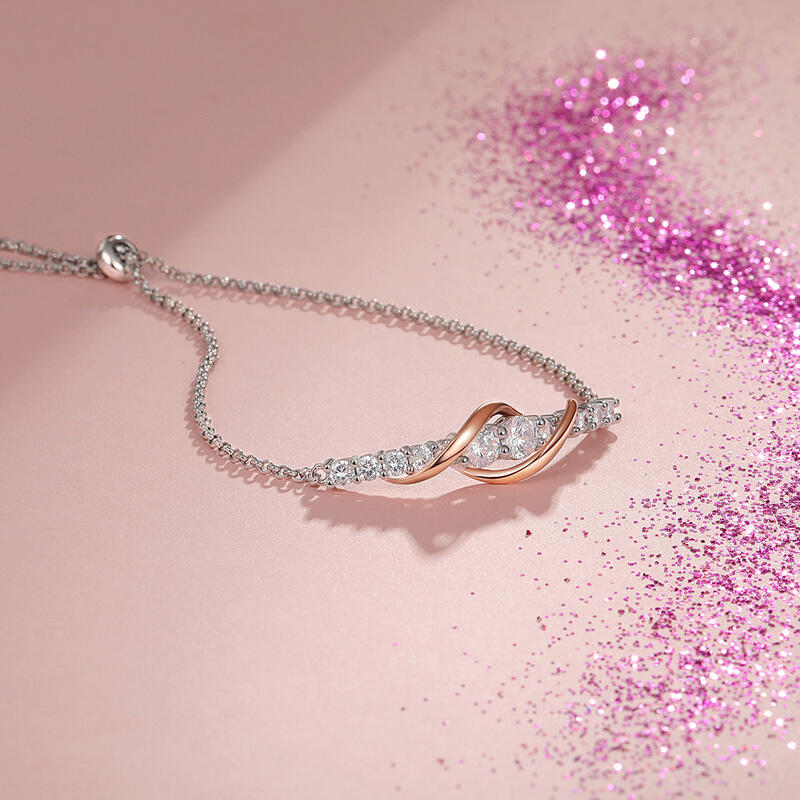 Jeulia Classique Jamais séparés Personnalisé Bracelet