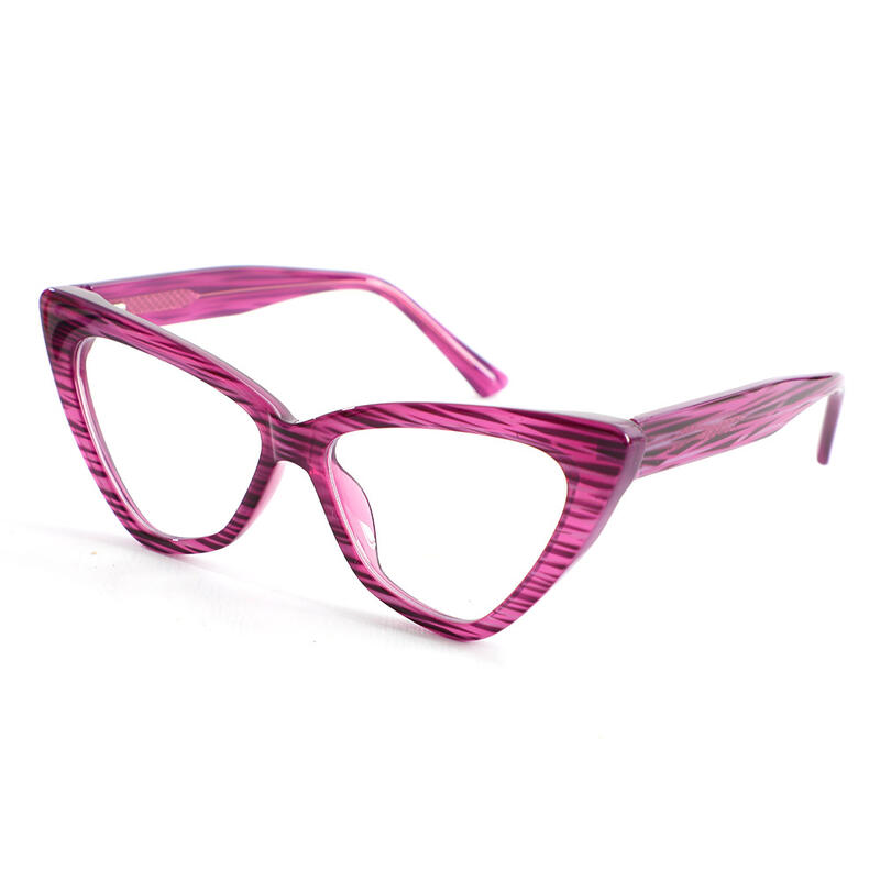 Stuart Cat Eye Lila Brille