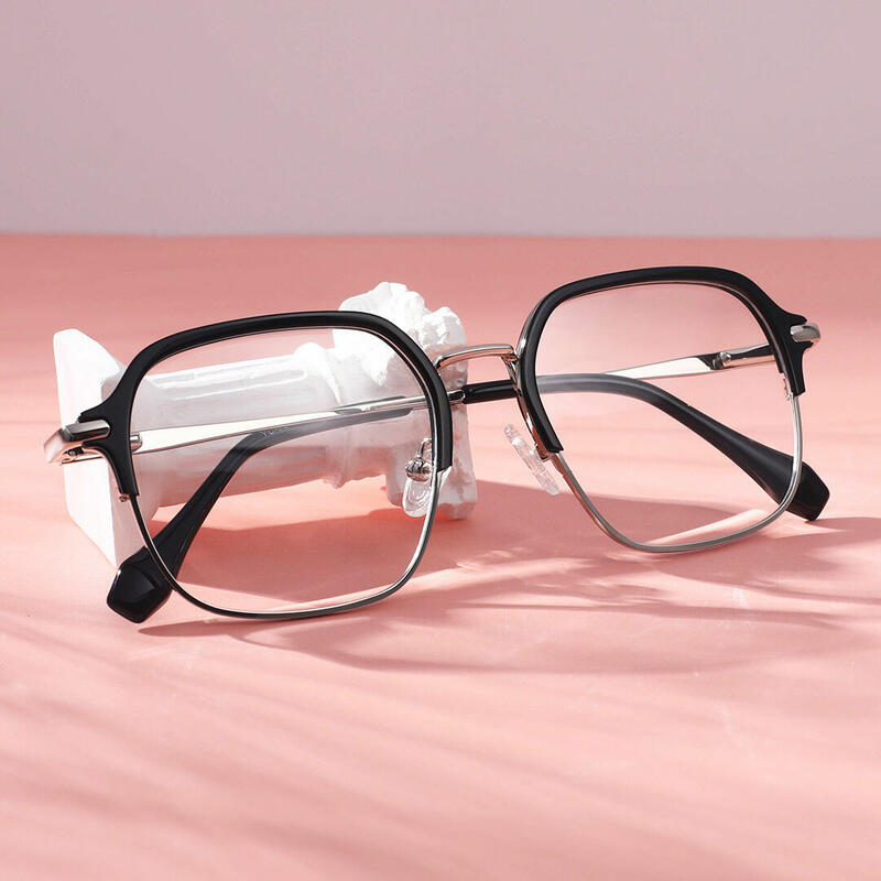 Fielder Browline Black Glasses