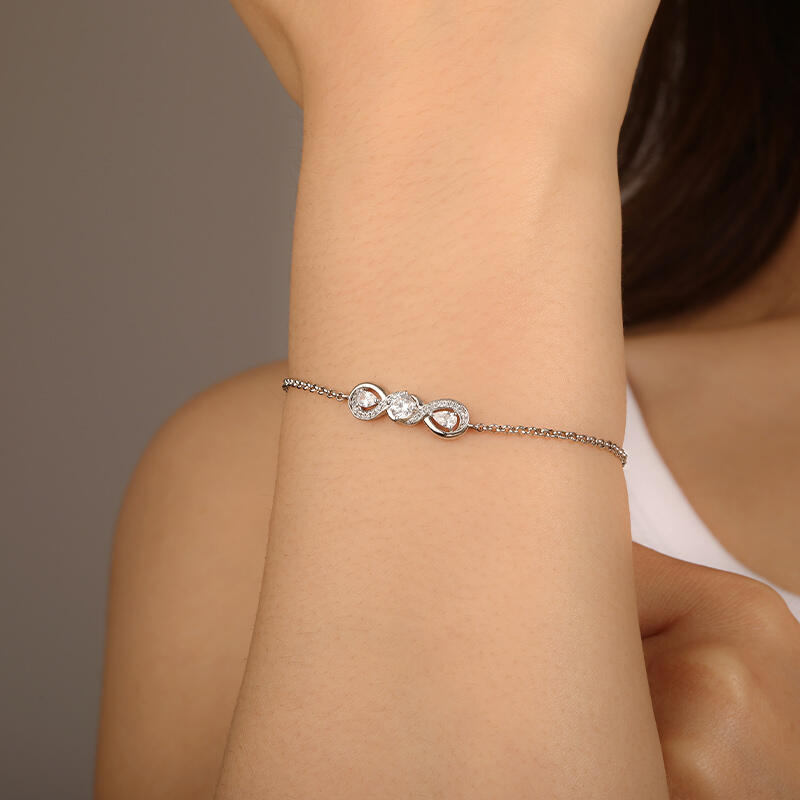 "Engelstränen" Infinity-Armband