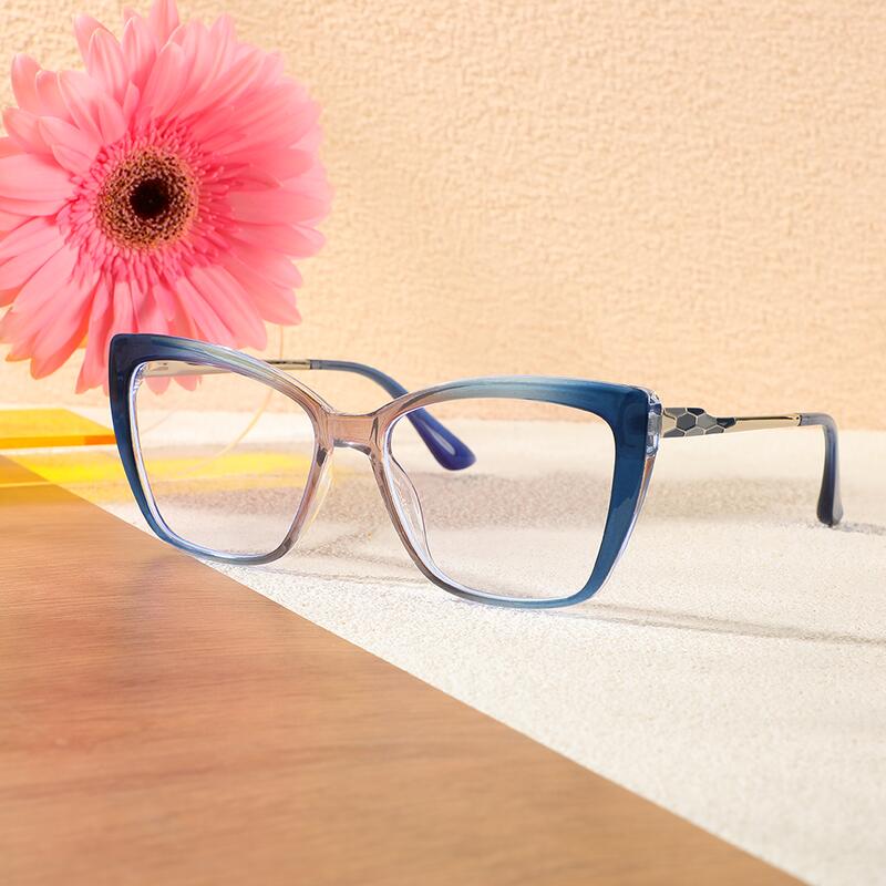 Occhiali da Vista Elizabeth Cat Eye Blu 