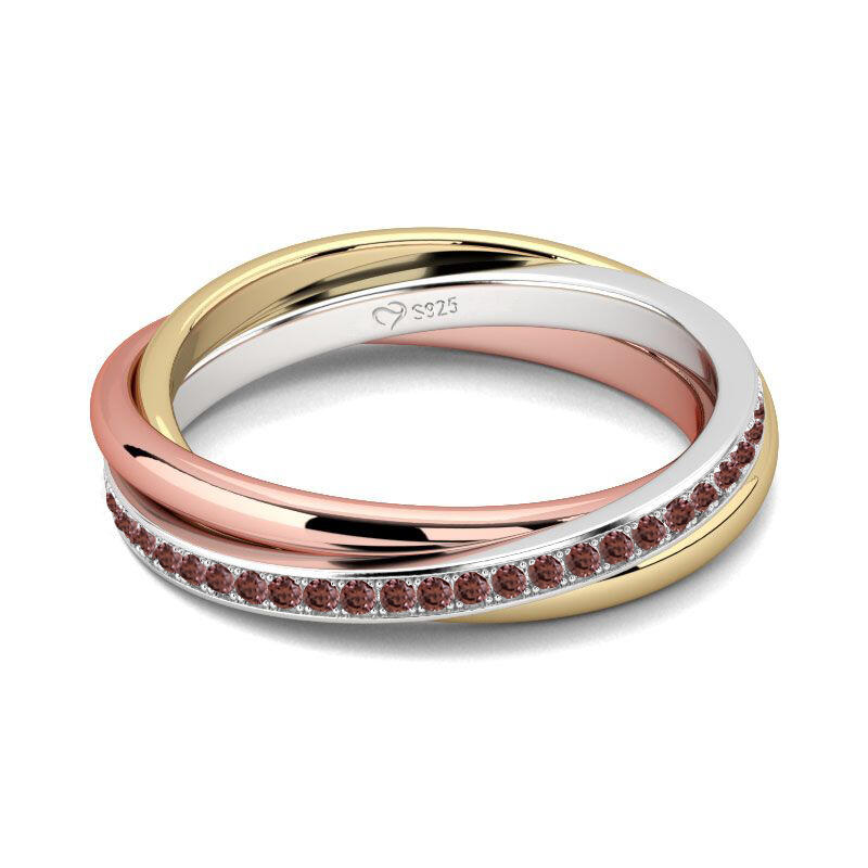 Jeulia 3色 シルバー レディース リング