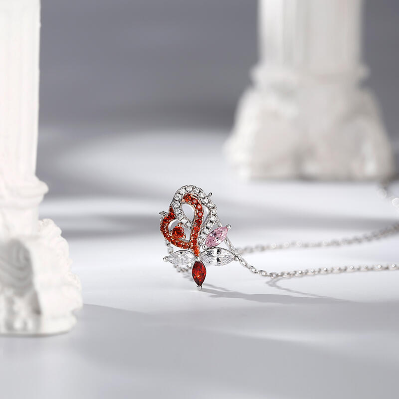 Jeulia "Soulmate" Double Heart Sterling Silver Jewelry Set