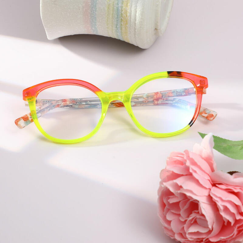 Occhiali da Vista Chanty Cat Eye Giallo 