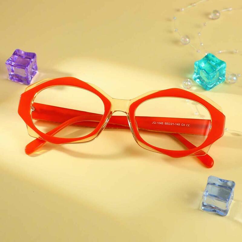 Occhiali da Vista Amy Ovale Arancione