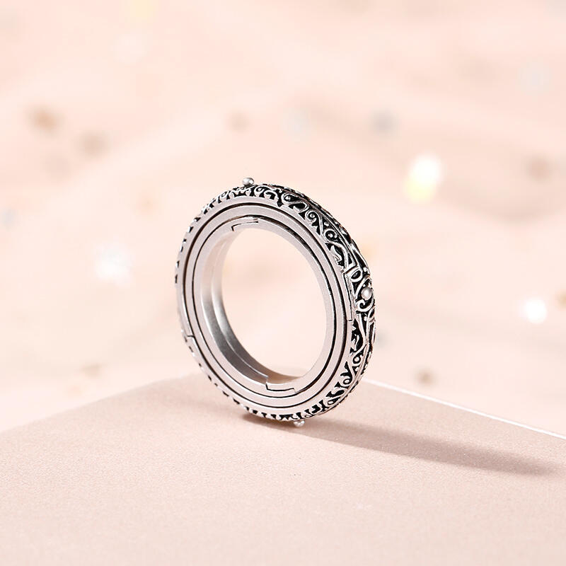 Jeulia Astronomical Sphere Sterling Silver Ring (With A Free Chain)