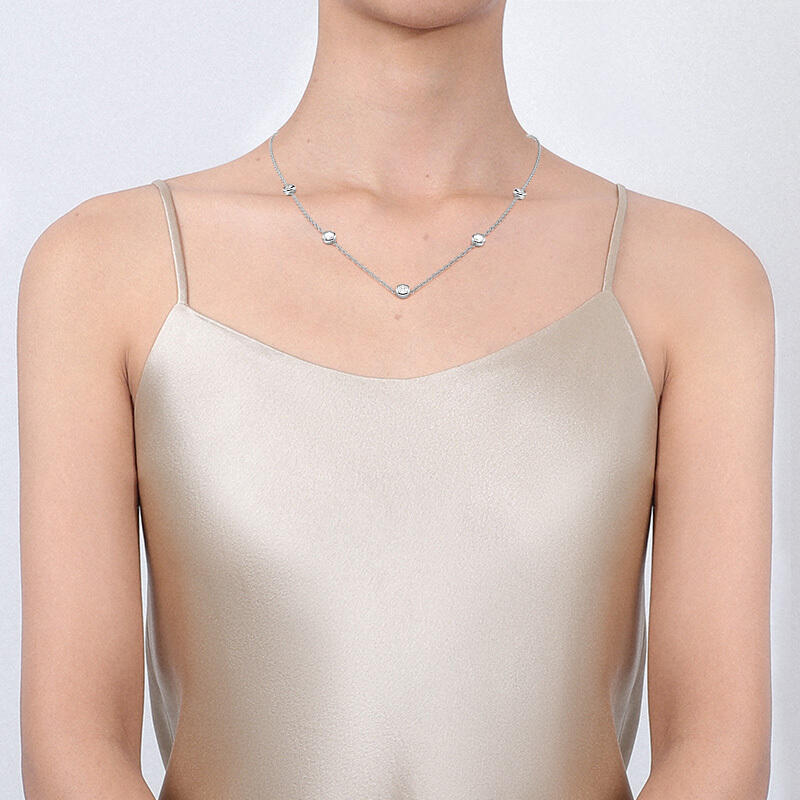 "Something" Round Cut Necklace