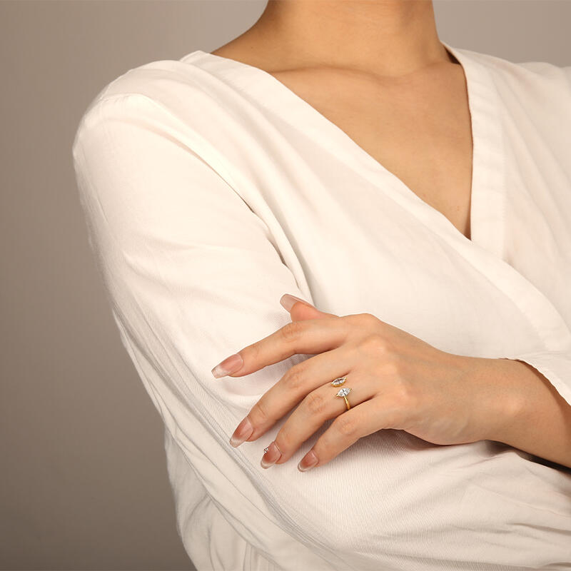 "You're Not Alone"  Stackable Dainty Ring