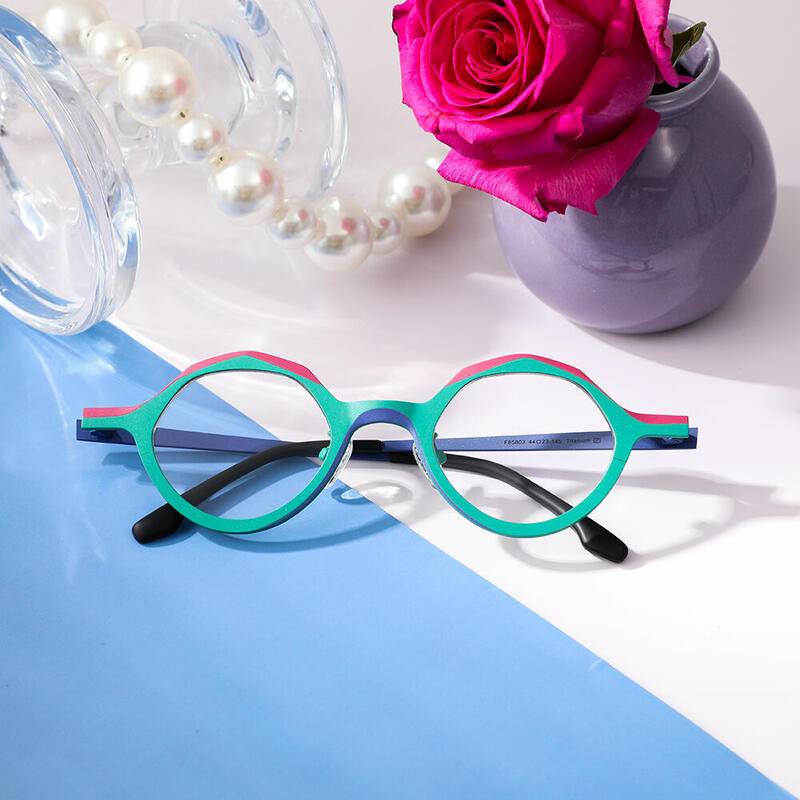 Occhiali da Vista Christe Poligono Verde 