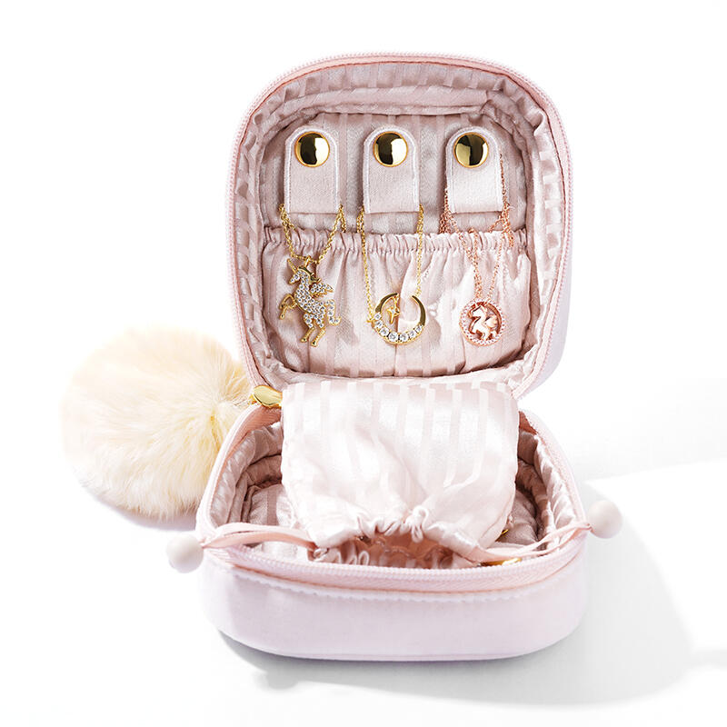 "Star & Moon" Cloth Jewelry Storage Box