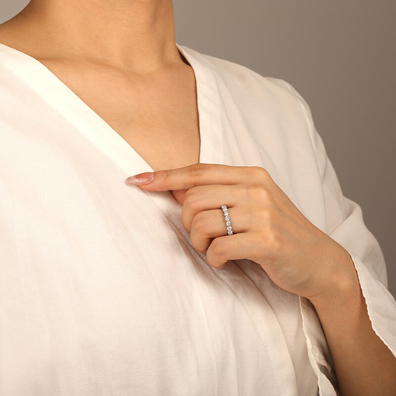 "Forever and For Always" Eternity Wedding Ring