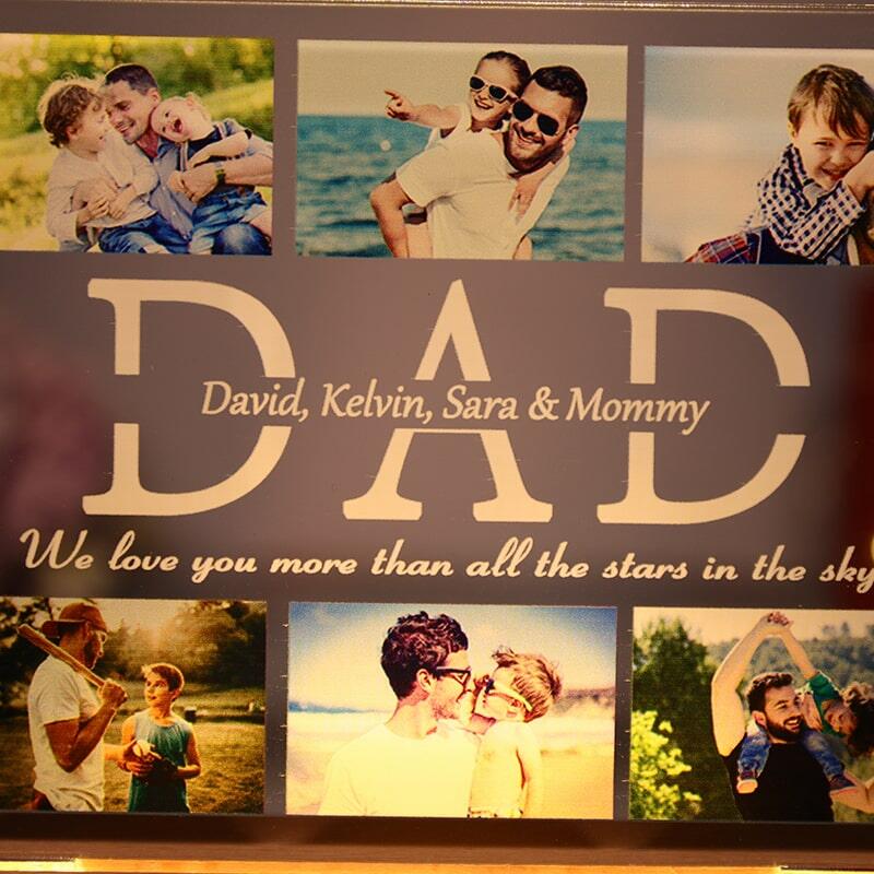 Custom DAD Acrylic Photo Light