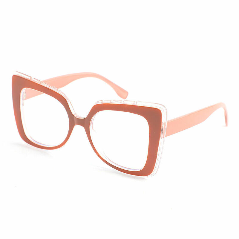 Lunettes de Vue Walpole Cat Eye Marron