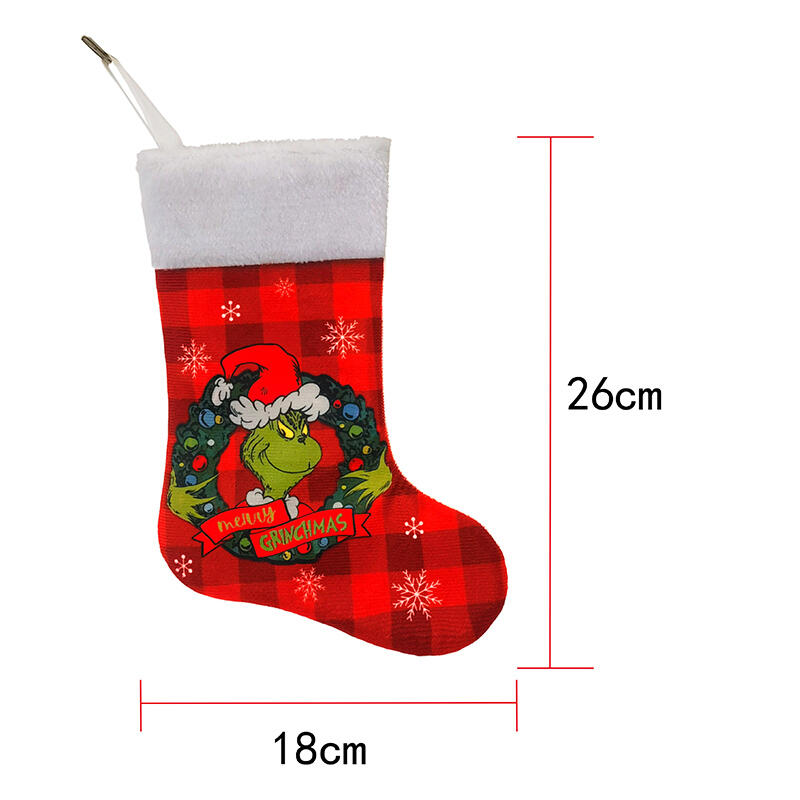 Personalized Green Monster Christmas Stockings Custom Embroidered with Names Fun Gifts for Children