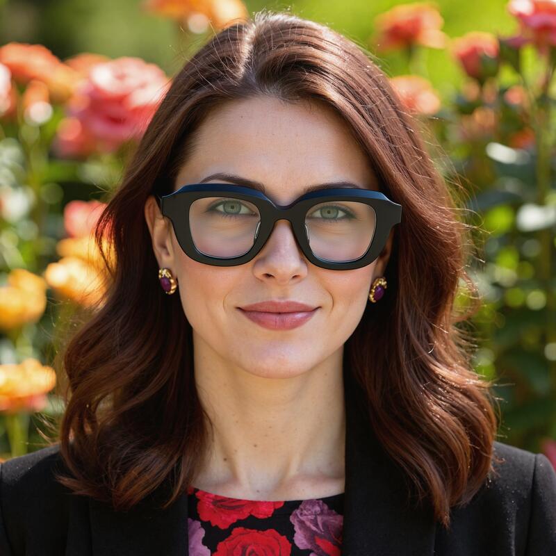 Occhiali da Vista Lorraine Quadrato Nero