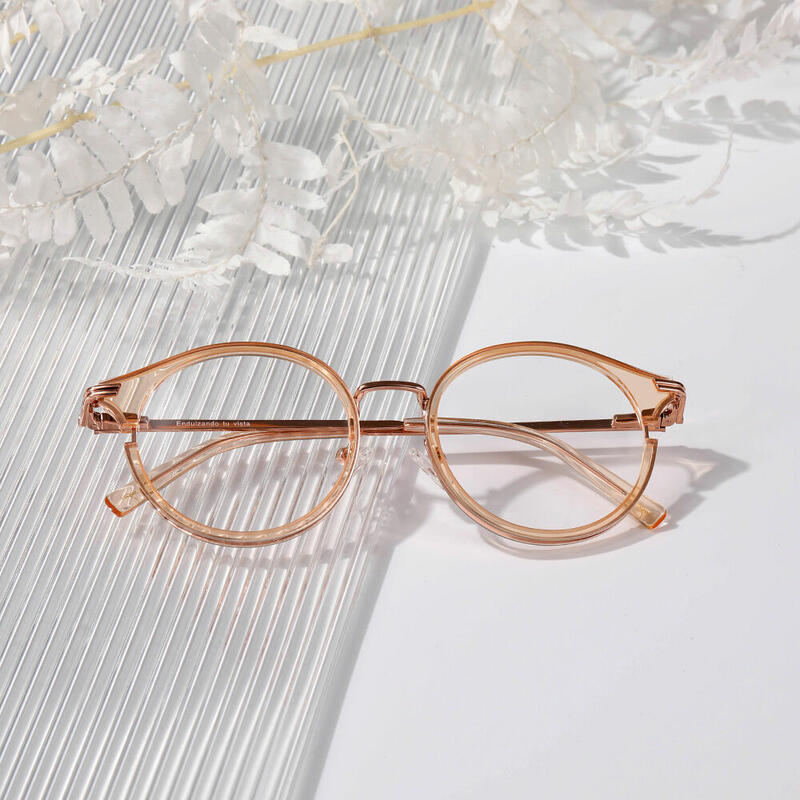 Honey Baby Round Yellow Glasses