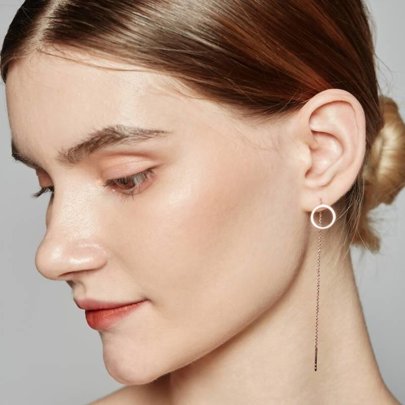 "Love Is Free" Threader Earrings