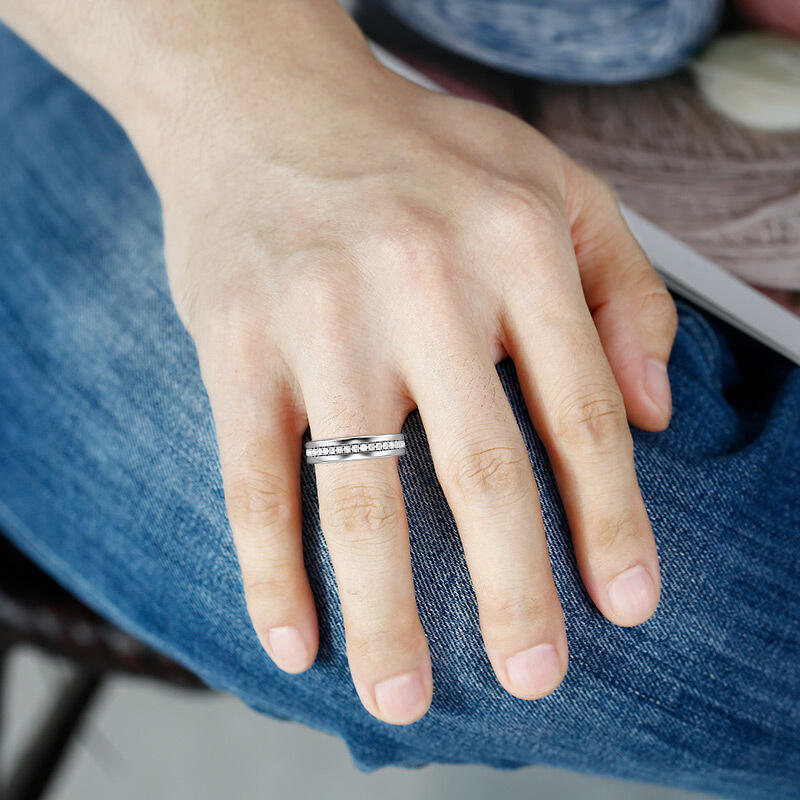 "Love You Best" Men's Wedding Ring