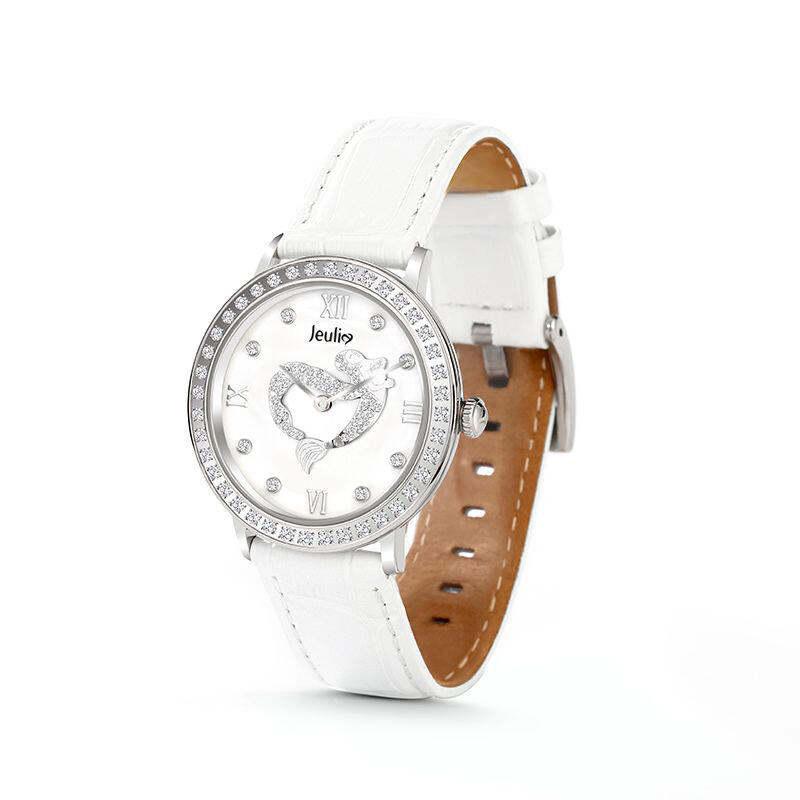Jeulia "OLA DE DESEOS" Reloj de la sirenita de moda