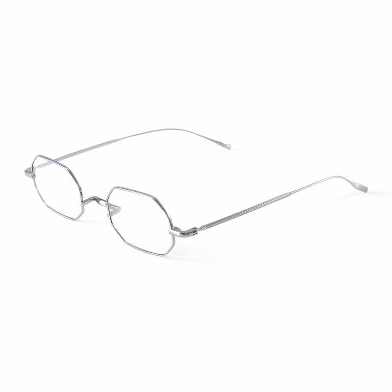 Boyle Geometric Silver Glasses