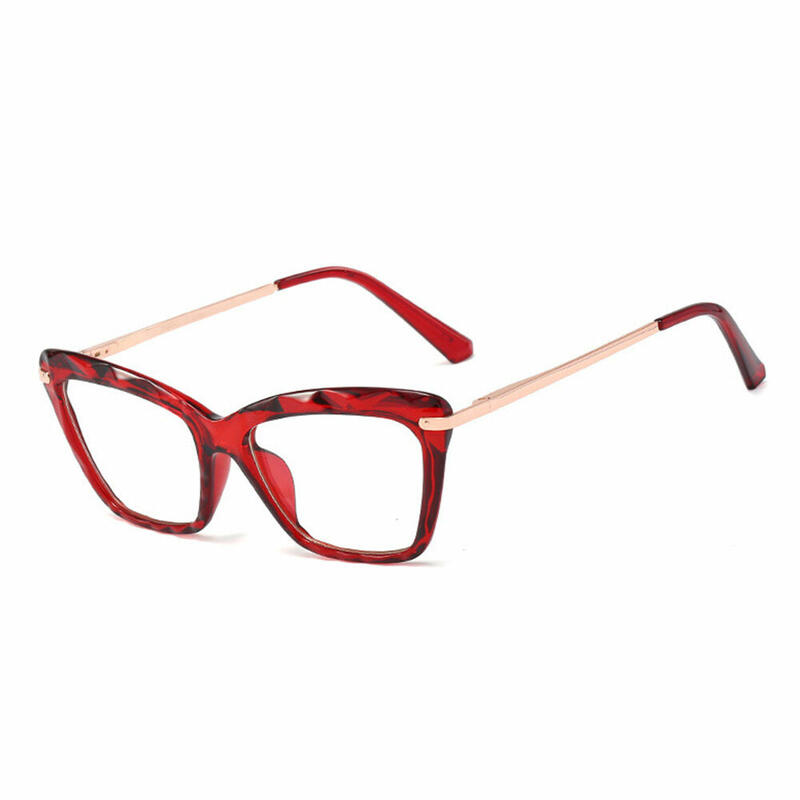 Occhiali da Vista Annaisha Cat Eye Rosso 