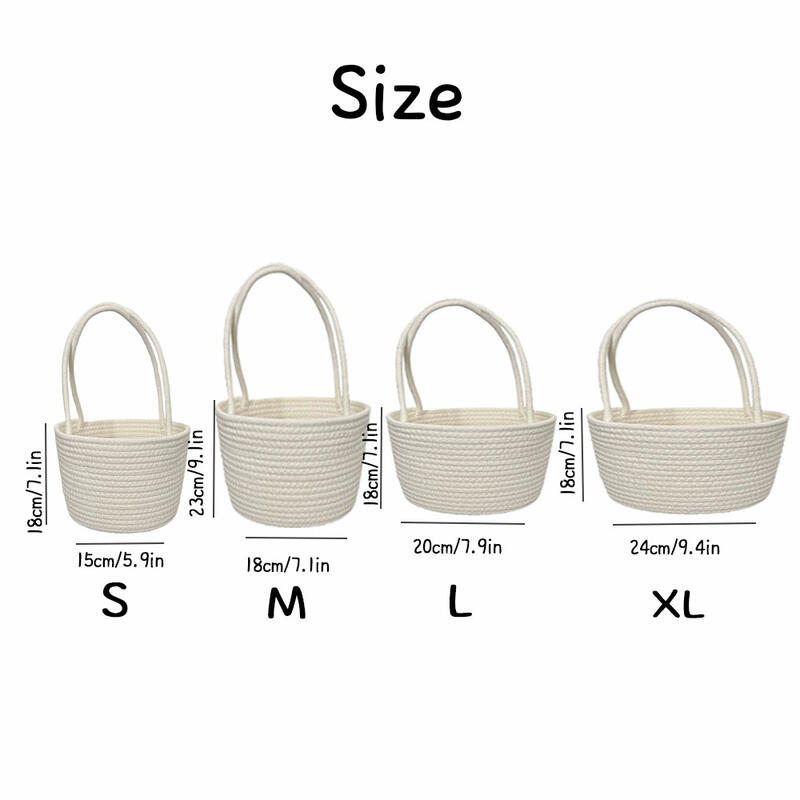 Personalised Name Christmas Gift Bag Storage Basket Simple Present for Kids