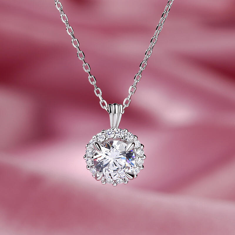 Jeulia Beloved Sterling Silver Necklace