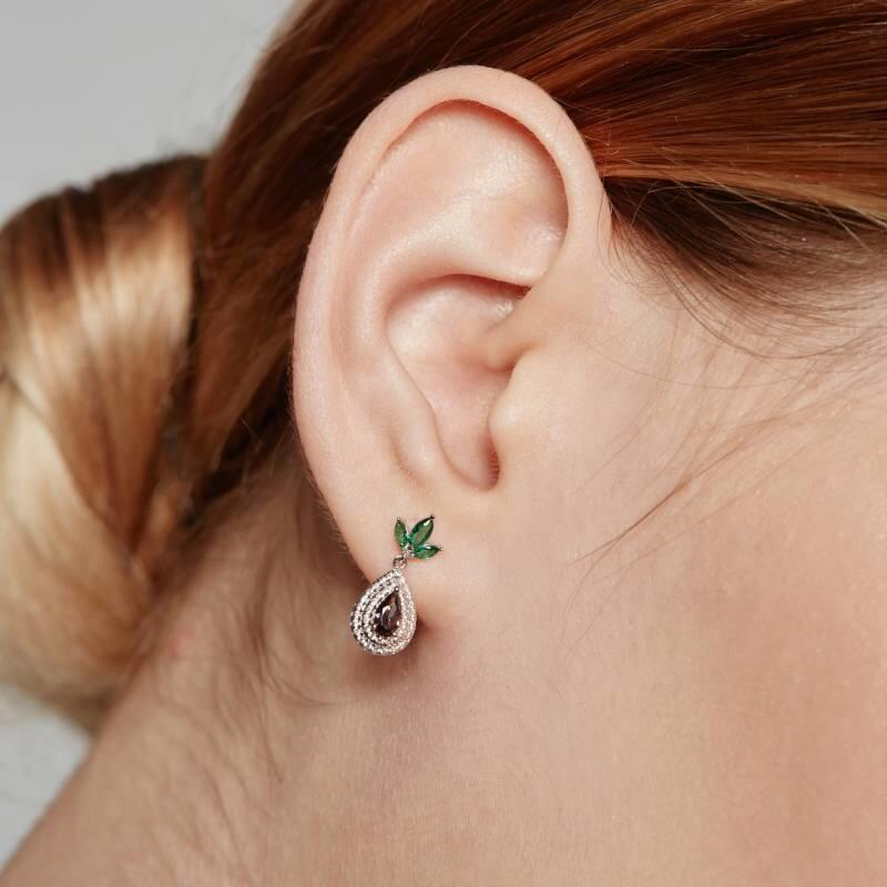 "Lebensenergie" Tropfenschliff-Anhänger