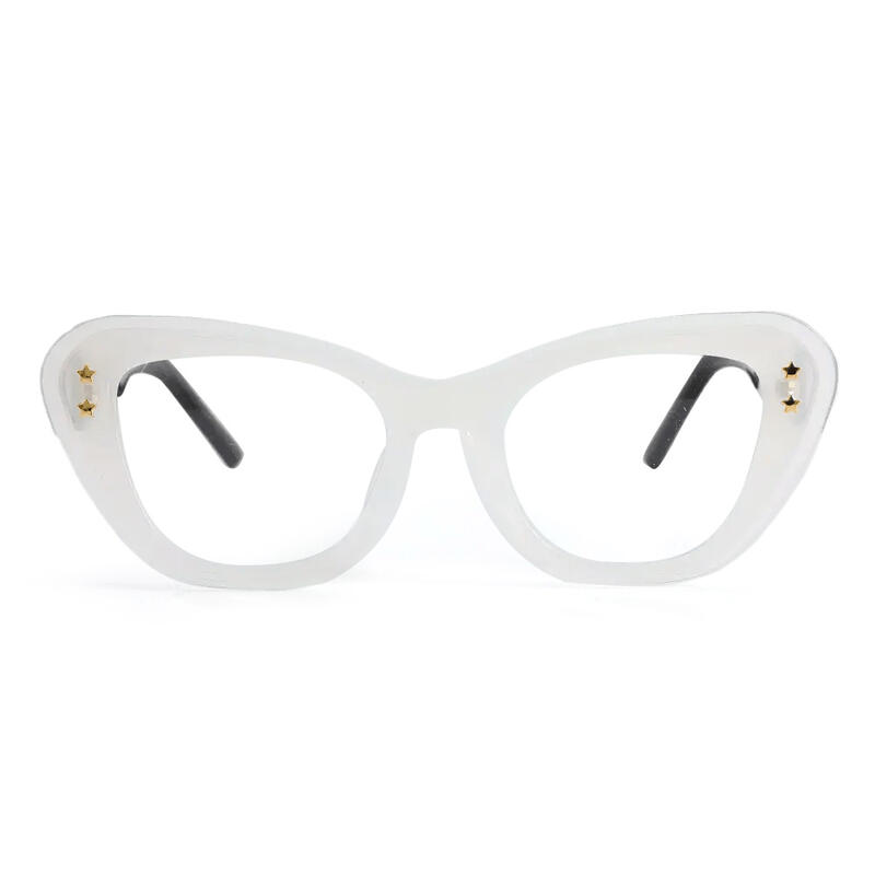 Sally Cat Eye Weiße Brille