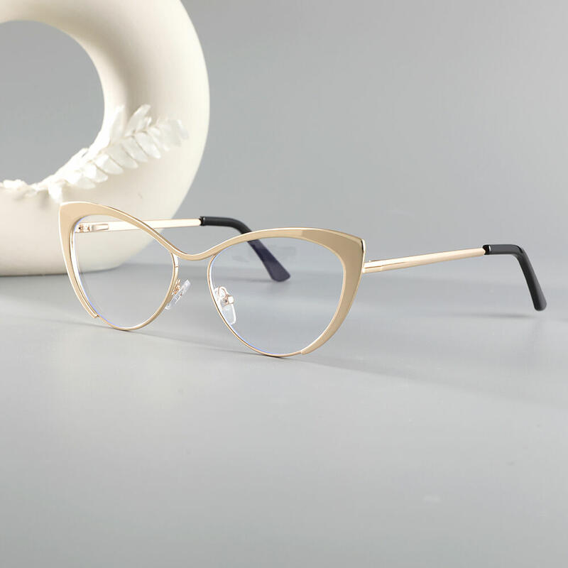 Occhiali da Vista Dulles Cat Eye Oro 