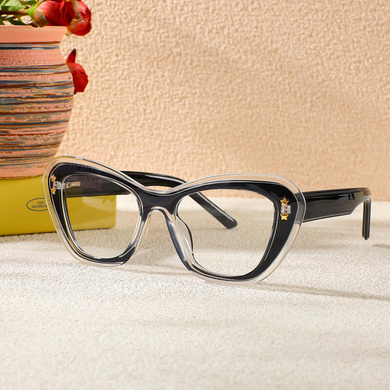 Occhiali da Vista Sally Cat Eye Nero 