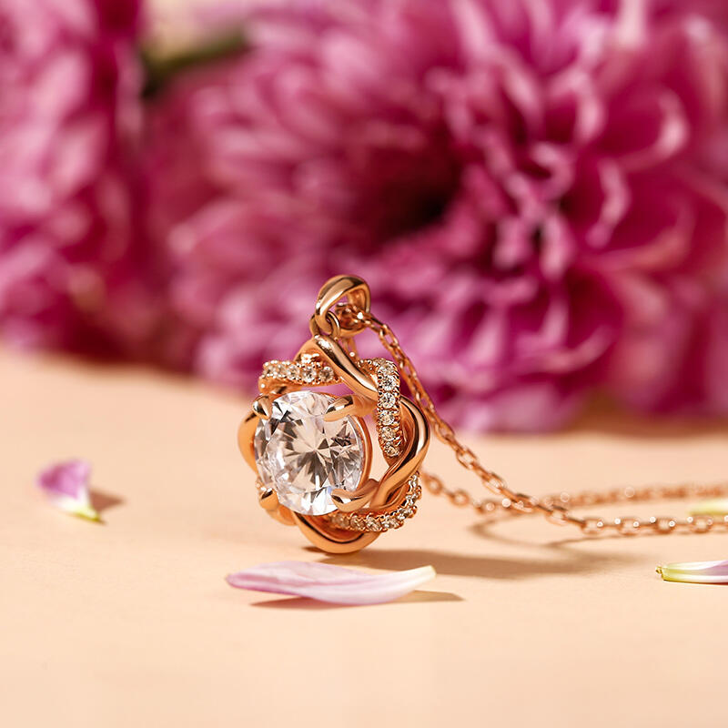 Jeulia knoop van liefde ketting
