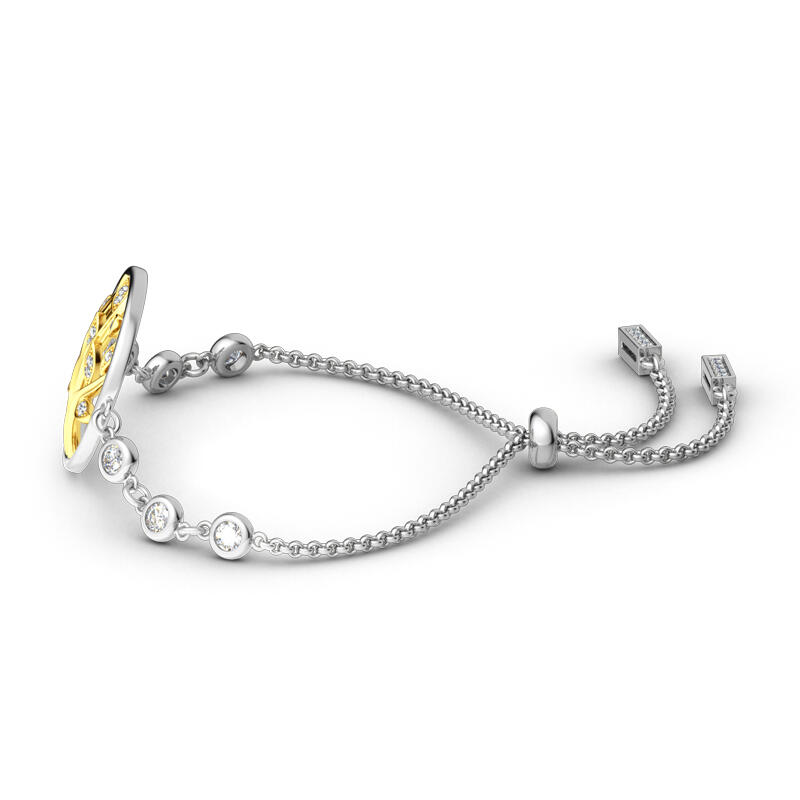 Jeulia Circle Of Life Bolo Bracelet