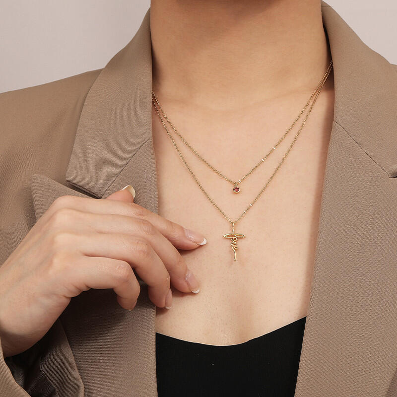 "Companionate Love" Round Cut Necklace