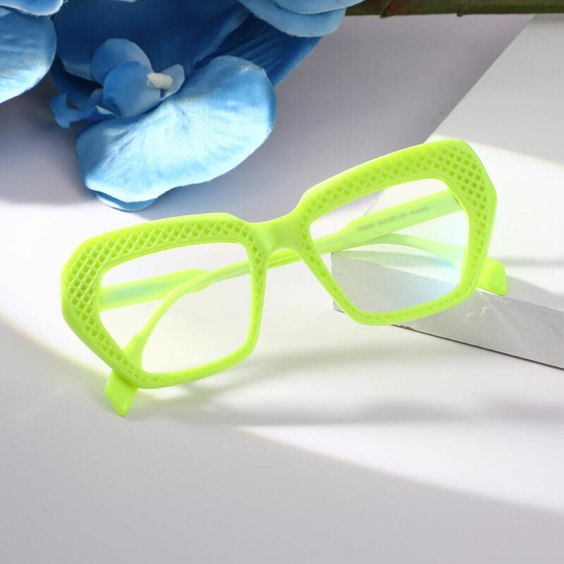 Jessica Cat Eye Yellow Glasses