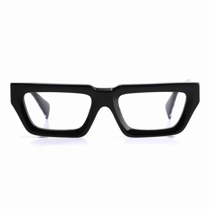 Evea Rectangle Schwarze Brille