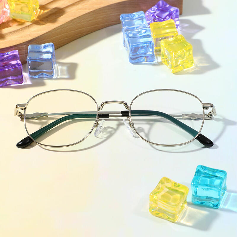 Lamb Round Silver Glasses