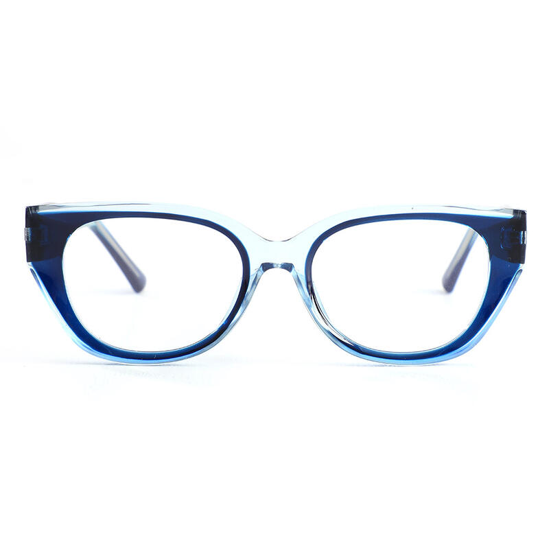 Daisy Cat Eye Blaue Brille