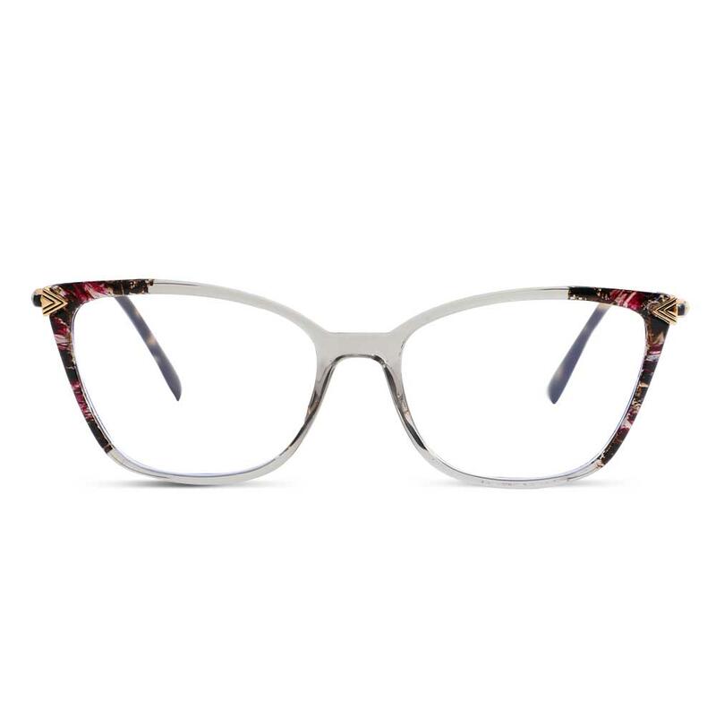 Lunettes de Vue Malthus Cat Eye Gris 