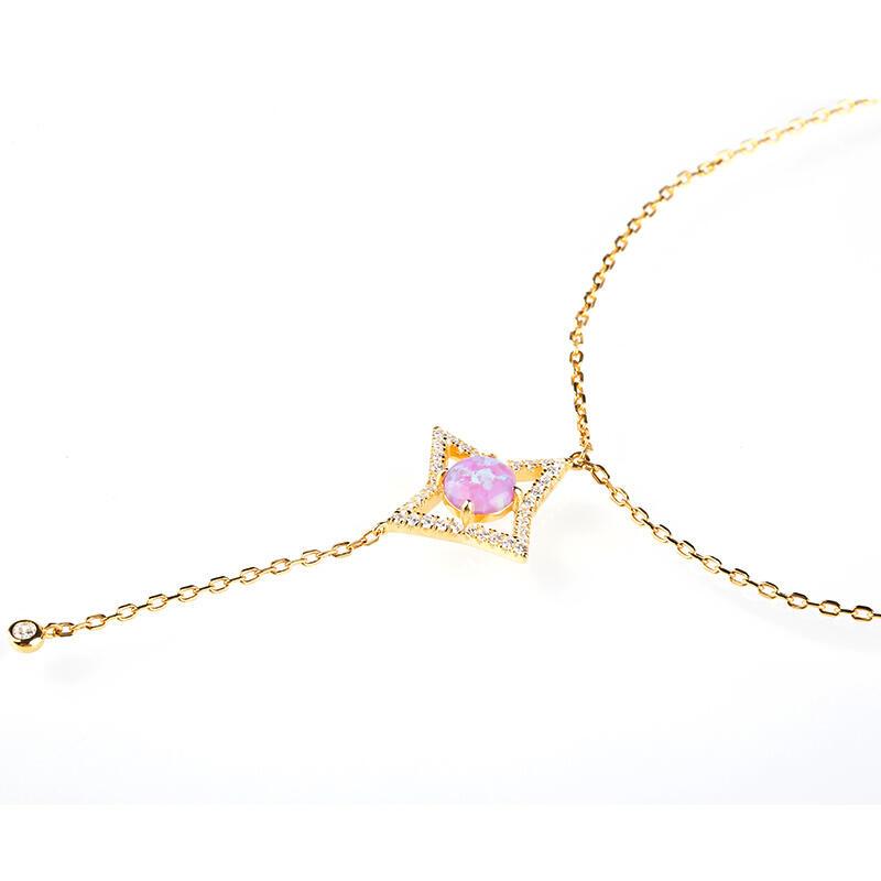 Jeulia North Star オパール ネックレス