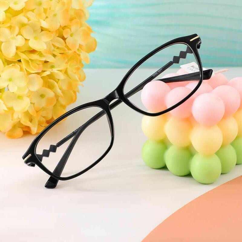 Occhiali da Vista Celeste Rettangolare Nero